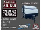 2024 Forest River Salem FSX 178BHSKX 22ft