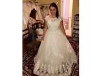 Olivia s A Line Lace Beading Wedding Gown Size 16