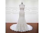 Allison's Mermaid Appliqu Wedding Gown