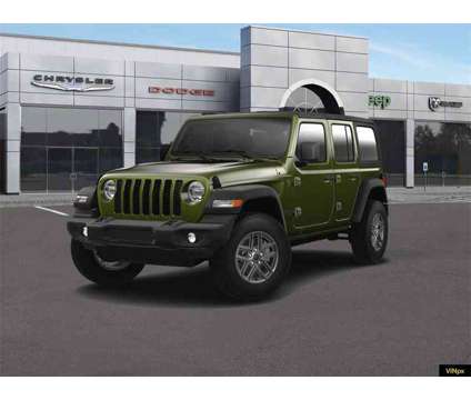 2024 Jeep Wrangler is a Green 2024 Jeep Wrangler SUV in Walled Lake MI