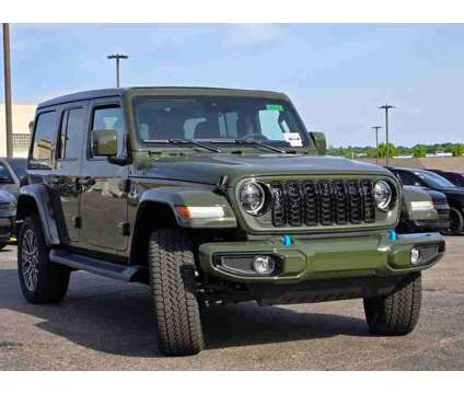 2024 Jeep Wrangler High Altitude 4xe Sky One Touch is a Green 2024 Jeep Wrangler SUV in Saint Charles IL
