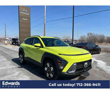 2024 Hyundai Kona SEL is a Yellow 2024 Hyundai Kona SEL SUV in Council Bluffs IA