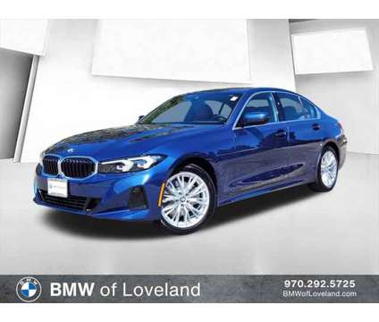 2024 BMW 3 Series 330i xDrive Sedan is a Blue 2024 BMW 3-Series Sedan in Loveland CO