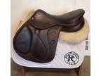 17.5" Devoucoux Biarritz S Saddle - Full Buffalo - 2022 - 2A Flaps - 4.5" dot to