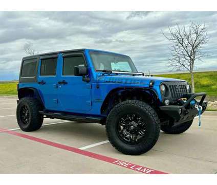 2015 Jeep Wrangler for sale is a Blue 2015 Jeep Wrangler Car for Sale in Farmers Branch TX