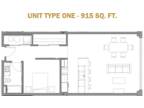 Grocers Warehouse - 1 Bedroom - 915 square feet
