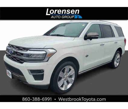 2023UsedFordUsedExpeditionUsed4x4 is a White 2023 Ford Expedition Car for Sale in Westbrook CT