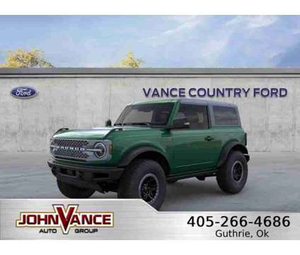 2024NewFordNewBroncoNew2 Door Advanced 4x4 is a Green 2024 Ford Bronco Car for Sale in Guthrie OK