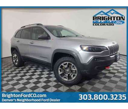 2019 Jeep Cherokee Trailhawk is a Silver 2019 Jeep Cherokee Trailhawk Car for Sale in Brighton CO