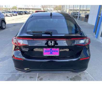 2024 Honda Civic Hatchback LX is a Black 2024 Honda Civic Hatchback in Omaha NE