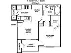 1 Floor Plan 1x1 - Eagle Crest, Humble, TX