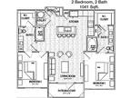 1 Floor Plan 2x2 - Dryden, Humble, TX