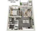 1 Floor Plan 1x1 - Trails At Summer Creek, Fort Worth, TX