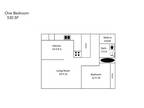 North and South Oaks Apartments - One Bedroom