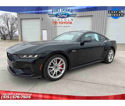 2024 Ford Mustang GT Premium is a Black 2024 Ford Mustang GT Premium Coupe in Fort Dodge IA