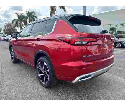 2024 Mitsubishi Outlander SEL is a Black, Red 2024 Mitsubishi Outlander SEL SUV in Fort Myers FL