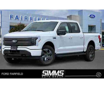 2024 Ford F-150 Lightning Flash is a White 2024 Ford F-150 Truck in Fairfield CA