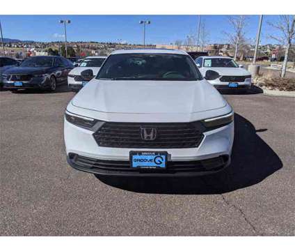 2024 Honda Accord Hybrid Sport is a Silver, White 2024 Honda Accord Hybrid Hybrid in Colorado Springs CO