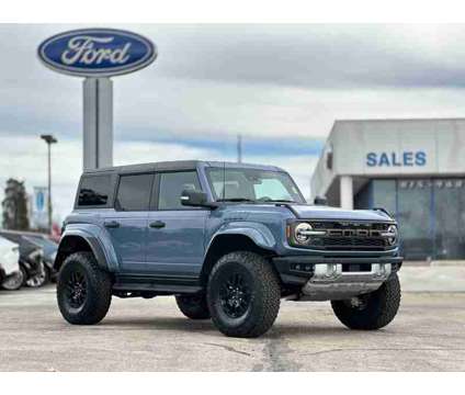 2024 Ford Bronco Raptor is a Blue, Grey 2024 Ford Bronco SUV in Manteno IL