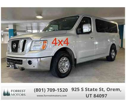 2017 Nissan NV3500 HD Passenger for sale is a Silver 2017 Nissan NV Passenger NV3500 HD Car for Sale in Orem UT