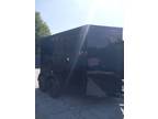 2023 Tailor-Made Trailers 6 Wide Enclosed 6x12 tandem black with blackout