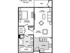 4 Floor Plan 1x1 - Avery On Southwestern, Dallas, TX