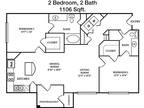 2 Floor Plan 2x2 - Villa Lago, Fort Worth, TX