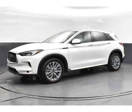 2024 Infiniti Qx50 Luxe is a White 2024 Infiniti QX50 Luxe SUV in Jackson MS