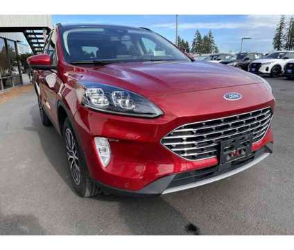 2022 Ford Escape Plug-In Hybrid Titanium is a Red 2022 Ford Escape Hybrid in Mcminnville OR