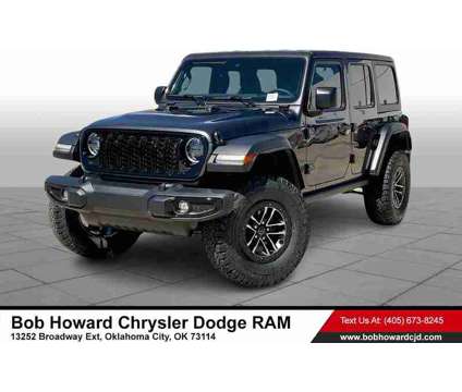 2024NewJeepNewWranglerNew4 Door 4x4 is a Grey 2024 Jeep Wrangler Car for Sale in Oklahoma City OK