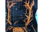 Oxhead Electric Guitar Black Solid Body Black Fretboard Factory 2EMG Pickups