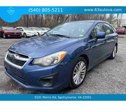 2012 Subaru Impreza for sale is a Blue 2012 Subaru Impreza 2.5i 5-Door Car for Sale in Spotsylvania VA