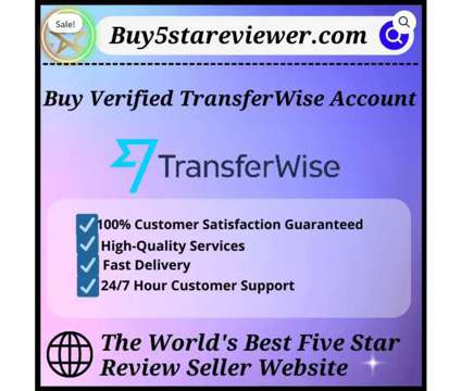 Buy Verified TransferWise Accounts is a Other Pet Services service in New York NY