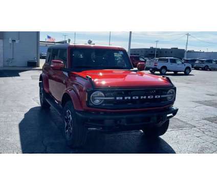 2024 Ford Bronco Outer Banks is a Red 2024 Ford Bronco Car for Sale in Appleton WI