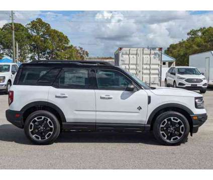 2024 Ford Bronco Sport Outer Banks is a White 2024 Ford Bronco Car for Sale in Sarasota FL