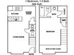 13 Floor Plan 1x1.5 loft TH - Villa Barcelona, Houston, TX