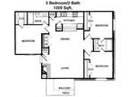 1 Floor Plan 3x2 - South Meadows, Red Oak, TX