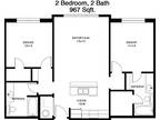 8 Floor Plan 2x2 - Urban Square At Unicorn Lake, Denton, TX