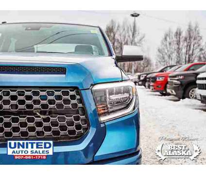 2018 Toyota Tundra CrewMax for sale is a Blue 2018 Toyota Tundra CrewMax Car for Sale in Anchorage AK