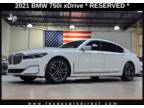 2021 BMW 7 Series 750i xDrive 1-OWNER/APPLE/HUD/HTD-COLD SEATS/AWD