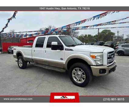 2013 Ford F350 Super Duty Crew Cab for sale is a White 2013 Ford F-350 Super Duty Car for Sale in San Antonio TX