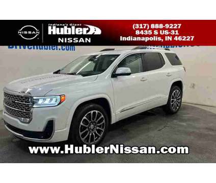 2020UsedGMCUsedAcadiaUsedAWD 4dr is a White 2020 GMC Acadia Car for Sale in Indianapolis IN