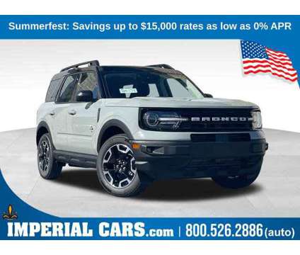2024 Ford Bronco Sport Outer Banks is a Grey 2024 Ford Bronco SUV in Milford MA