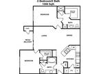 2 Floor Plan 2x2 - Broadstone Colonnade, San Antonio, TX