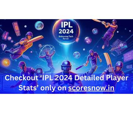 IPL 2024 Detailed Player Stats is a Other Services service in Gurgaon HR