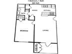 3 Floor Plan 1x1 - Woodlands, Fort Worth, TX