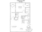 2 Floor Plan 1x1 - M A A Canyon Pointe, Austin, TX