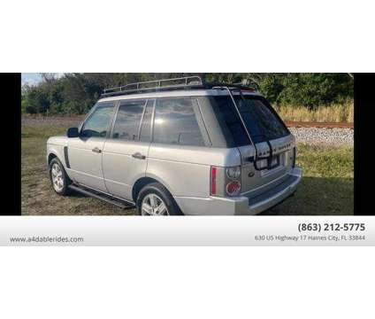 2007 Land Rover Range Rover for sale is a Silver 2007 Land Rover Range Rover Car for Sale in Haines City FL