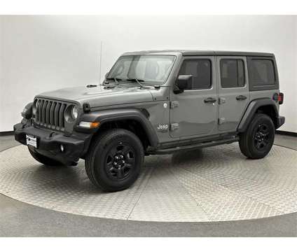 2018 Jeep Wrangler Unlimited Sport is a Grey 2018 Jeep Wrangler Unlimited SUV in Littleton CO