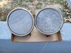 1928 1929 Ford Model a Twolite Headlamps Pair Antique Oem Rat Rod Hot Rod